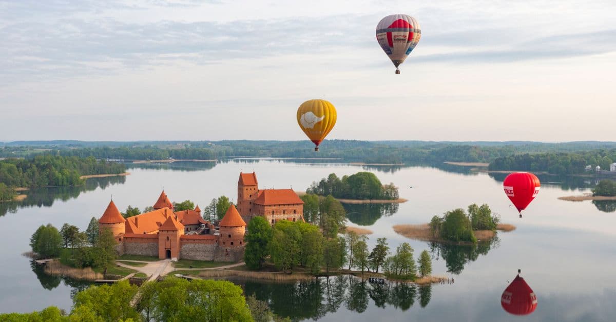 Air Balloon Ride Over Trakai