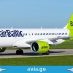 AirBaltic რიგადან საქართველოს ორი ქალაქის მიმართულებით იფრენს airbaltic georgia