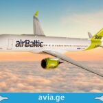airBaltic მარშრუტების ქსელს აფართოვებს airBaltic georgia