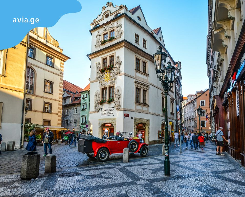 kutaisi prague flights