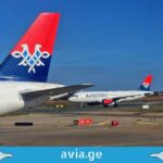 ახალი ევროპული ავიაკომპანია – Air Serbia თბილისის აეროპორტში შემოდის Air Serbia georgia