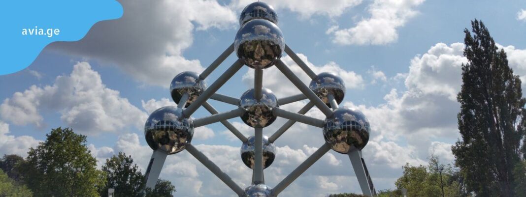 atomium brussels atomiumi briuseli
