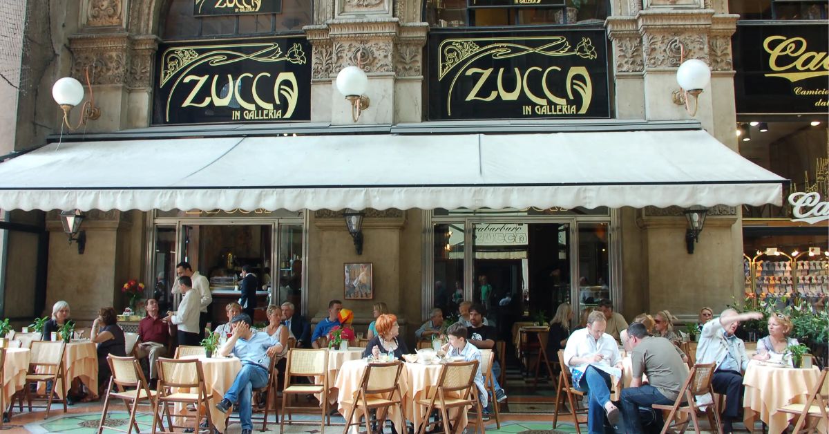 milan cafes