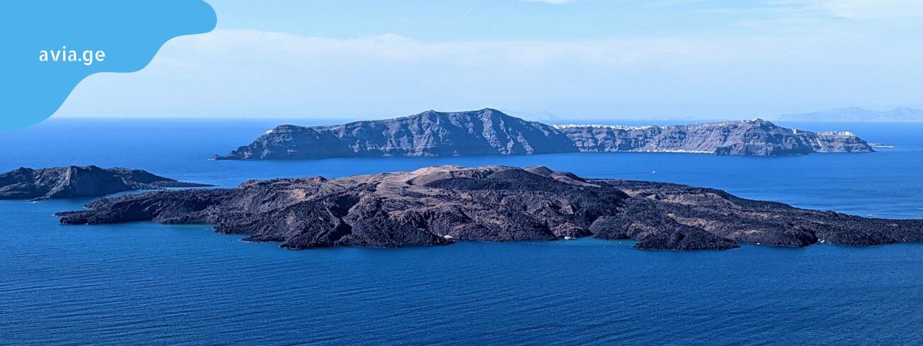 volcano of santorini
