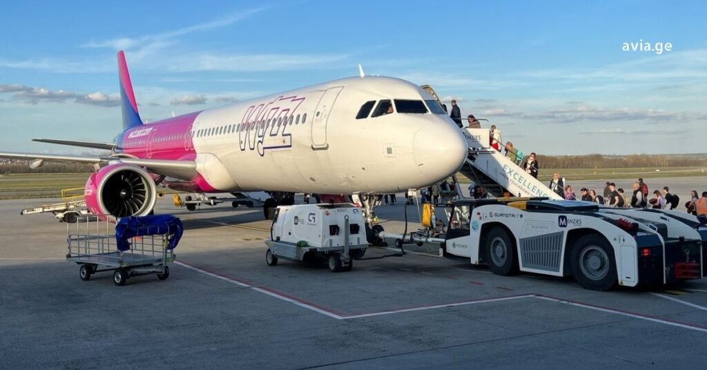 wizz air flight in december