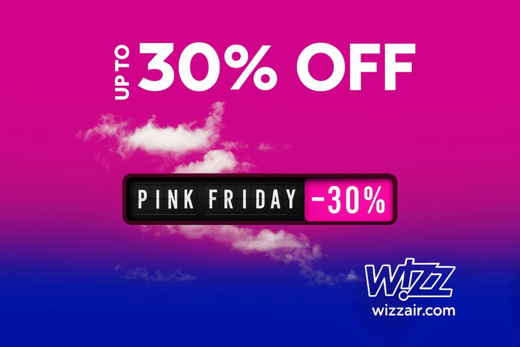 wizz air - pink friday