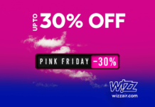 Wizz Air Pink Friday – 30%-მდე ფასდაკლება მოგზაურობაზე wizz air - pink friday