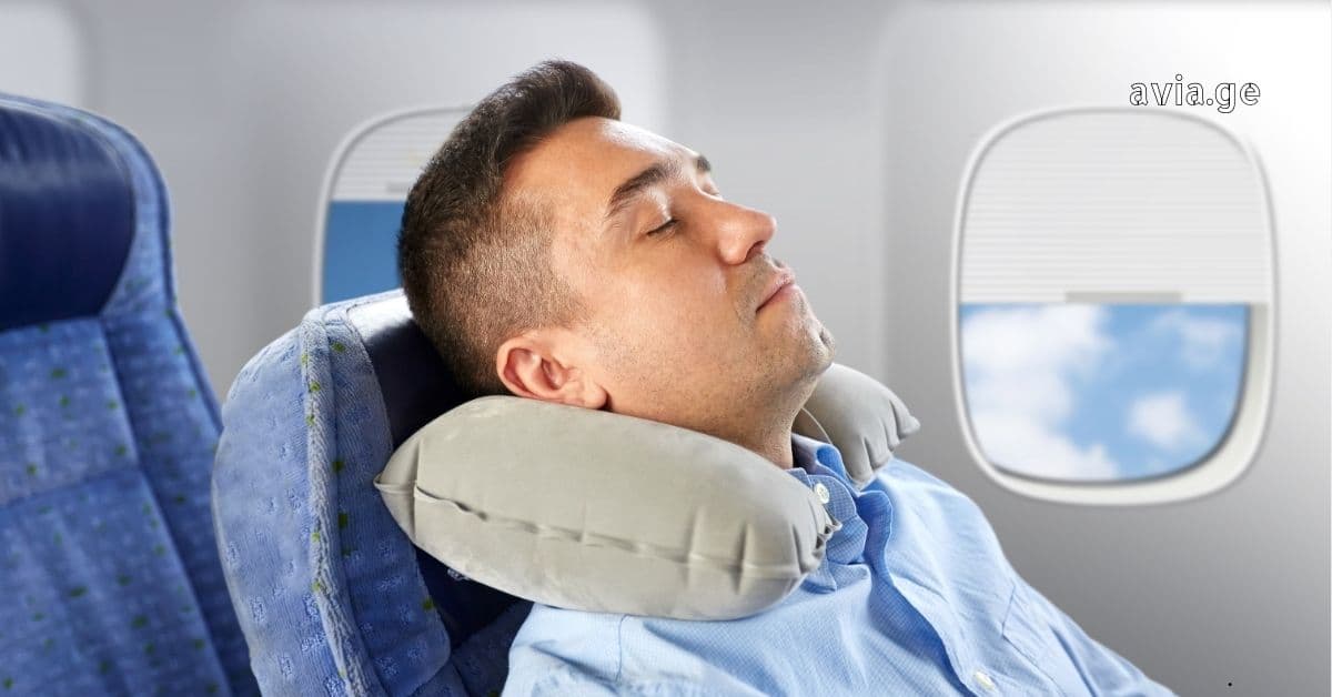 sleep in an airplane-avia.ge