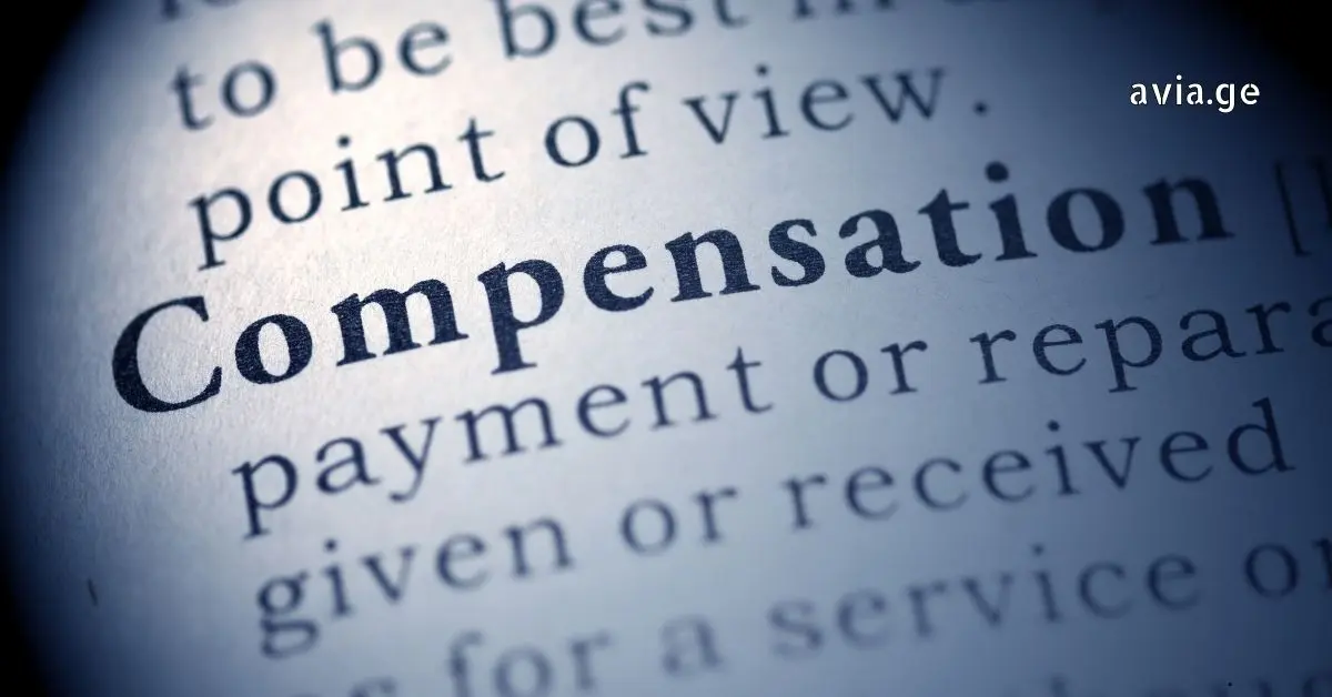 Compensation word in close-up text