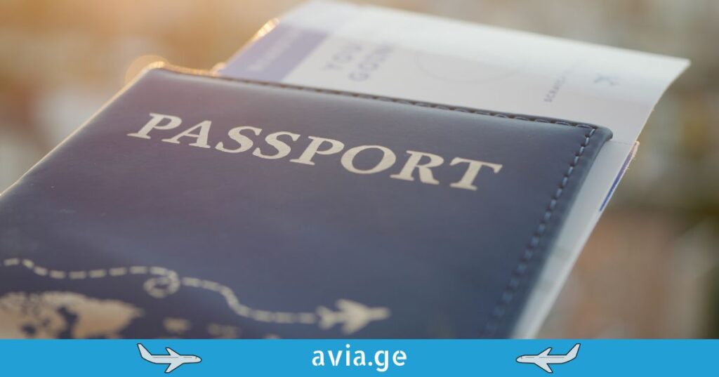 Passport with boarding pass