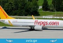 პეგასუსის ბარგის წესები: რა უნდა ვიცოდეთ გამგზავრებამდე? Pegasus Airlines plane on runway with hills