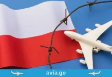 პოლონეთი ცას ნაწილობრივ კეტავს: ვინ შეძლებს ფრენას და ვისთვის იკეტება საზღვარი? Polish flag behind barbed wire