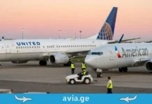 United და American Airlines შესაძლოა გაერთიანდნენ!. ისტორიული გაერთიანება თუ მონოპოლიის დასაწყისი? United-ის და American Airlines-ის თვითმფრინავები აეროპორტის ბილიკზე