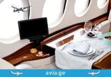 ბედნიერი შეცდომა: როცა ავიაკომპანიამ ბიზნეს კლასის ბილეთები 10 დოლარად გაყიდა ფუფუნება და კომფორტი: თვითმფრინავის ბიზნეს კლასის სავარძელი - avia.ge