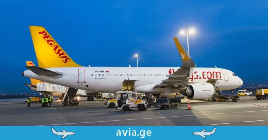 Pegasus-ის თვითმფრინავი ღამით