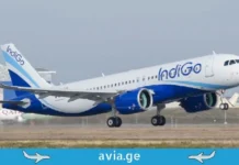 ინდური გიგანტი IndiGo თბილისში ბრუნდება და აეროპორტები ფასდაკლებებს აანონსებენ ინდიგოს თვითმფრინავი