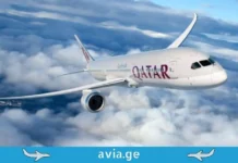 Qatar Airways საქართველოდან ფრენების განრიგს აახლებს და 160-ზე მეტ მიმართულებას ხსნის Qatar Airways-ის თვითმფრინავი