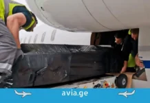 უცნაური ტვირთები, რომლებიც თქვენს ფეხქვეშ, ბარგის განყოფილებაში თავსდება ტვირთის ჩატვირთვა თვითმფრინავში