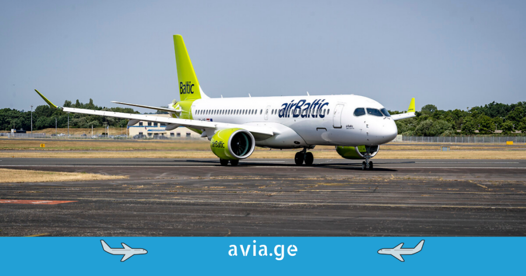 airBaltic ufaso wi-fi airBaltic-ის თვითმფრინავი უფასო Starlink Wi-Fi-ით