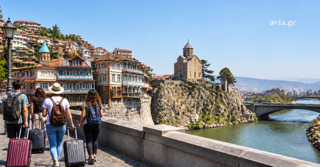 საქართველოს ვიზიტორების TOP 10 — Avia.ge საქართველოს ვიზიტორები — თბილისის ხედი და მოგზაურები, 2026 წლის პირველი ნახევრის ტურიზმის რეიტინგი