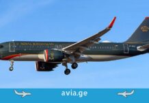 Royal Jordanian-მა თბილისის მიმართულებით პირველი რეგულარული ავიარეისი შეასრულა როიალ ჯორდანიანის თვითმფრინავი